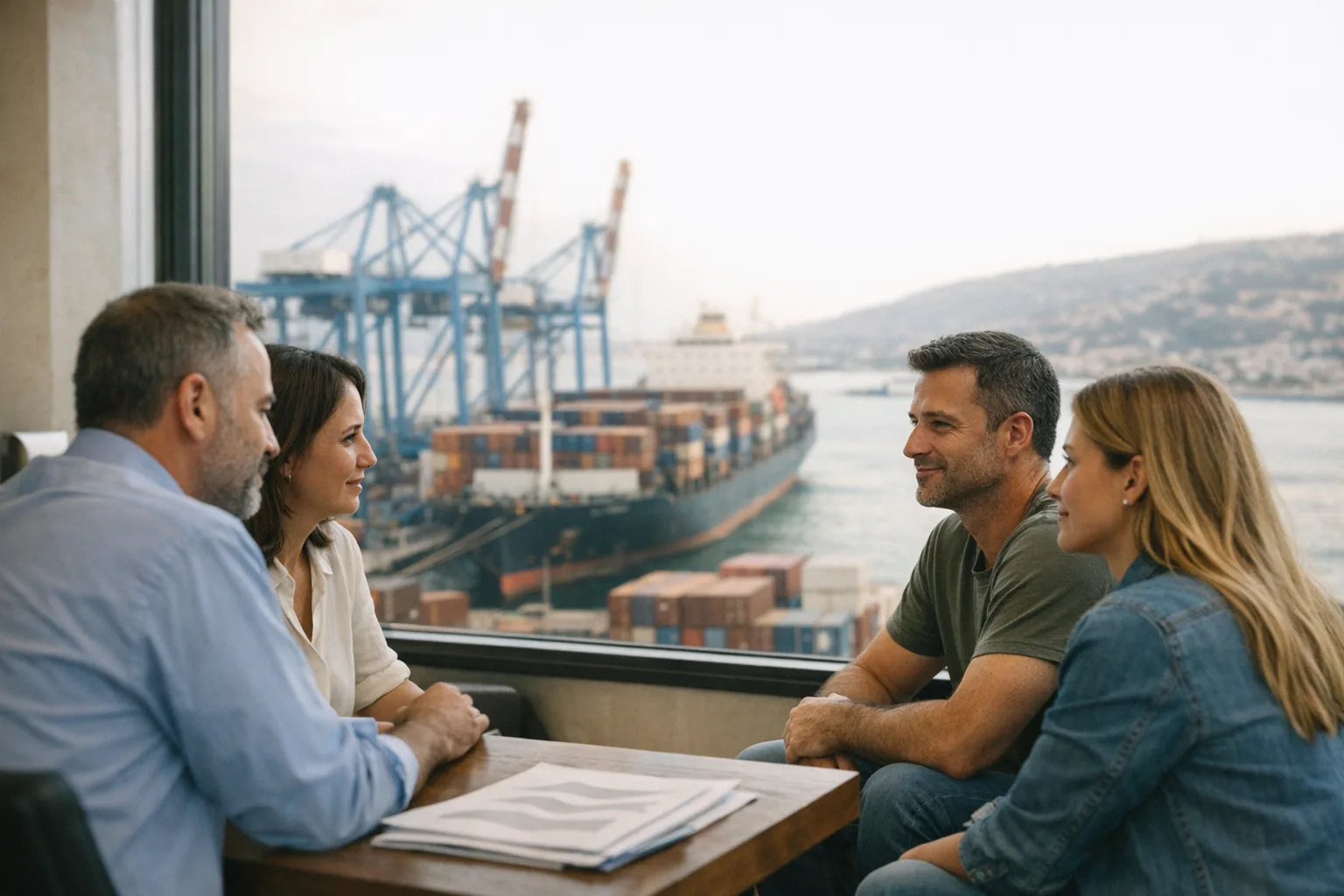 מכולות משא בנמל מסחרי בינלאומי - כמה עולה להוביל מכולה