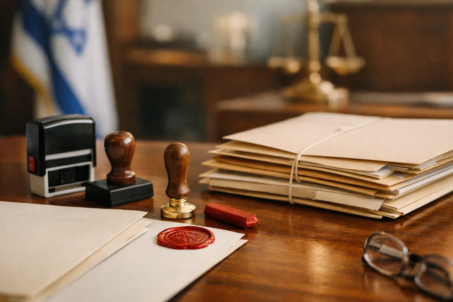 חותמות רשמיות ותיקיות מכס